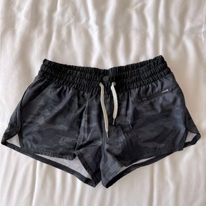 Vuori Clementine Black Camo Athletic Shorts